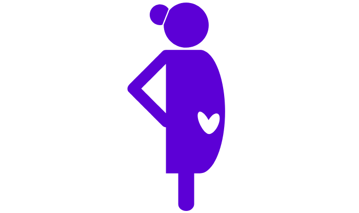 Infographic of pregnant woman